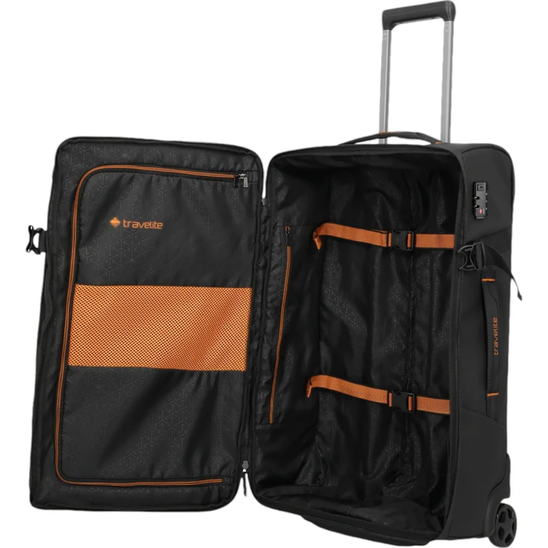 Travelite Briize Rollenreisetasche M 67 cm -Schwarz