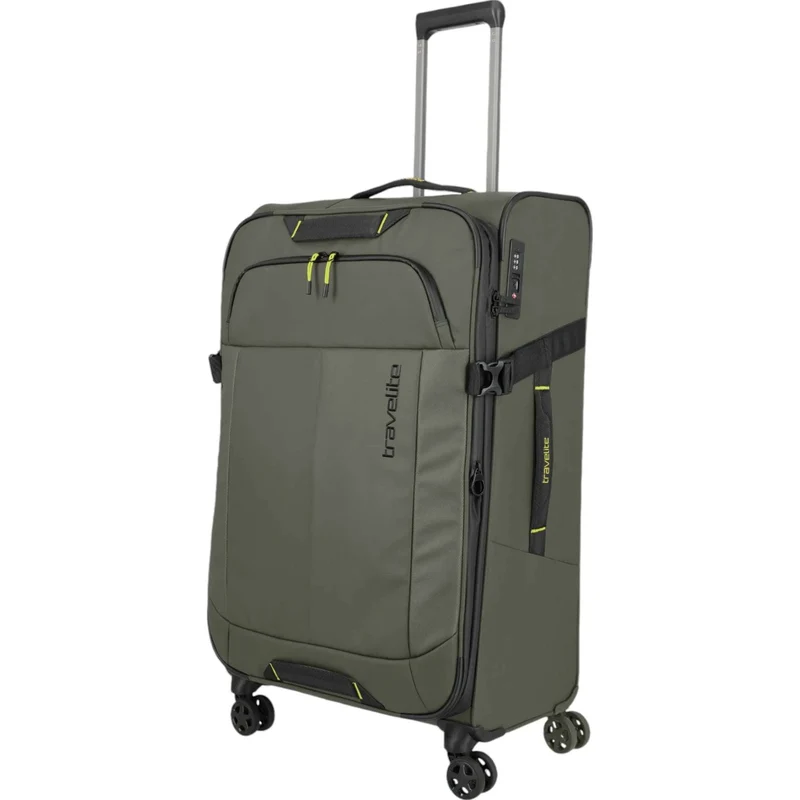 Travelite Briize 4-Rollen-Trolley L 78 cm -Khaki