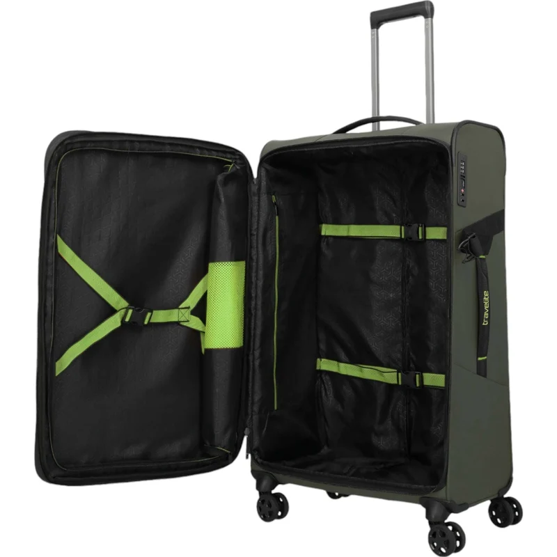 Travelite Briize 4-Rollen-Trolley L 78 cm -Khaki
