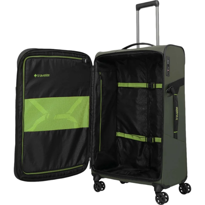 Travelite Briize 4-Rollen-Trolley L 78 cm -Khaki