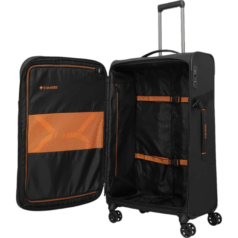 Travelite Briize 4-Rollen-Trolley L 78 cm -Schwarz