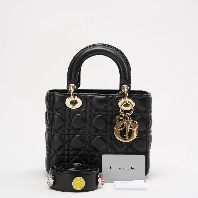 Dior Schwarze kleine Lady Dior My ABCDior Tasche 2017