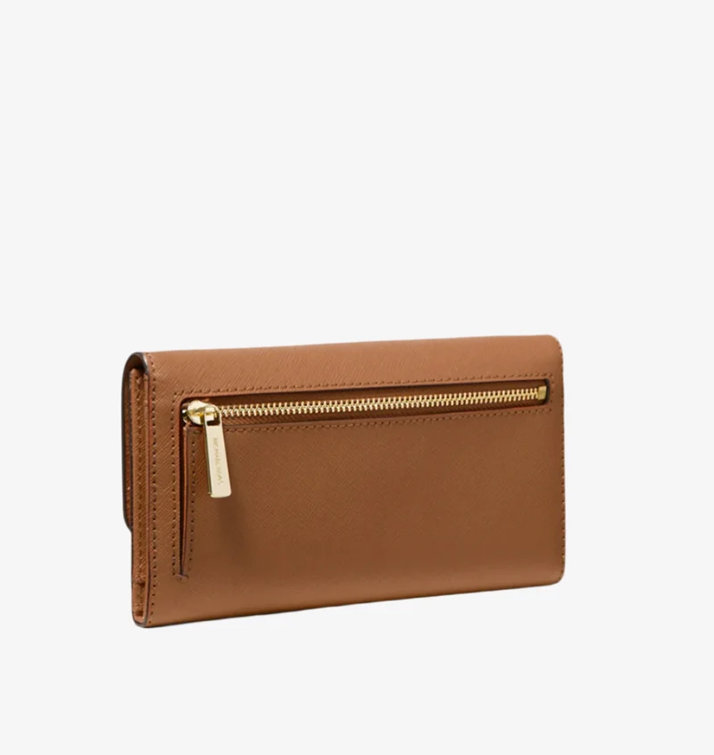 Michael Kors Jet Set Travel Geldbörse Deer – Crossgrain Leder Trifold