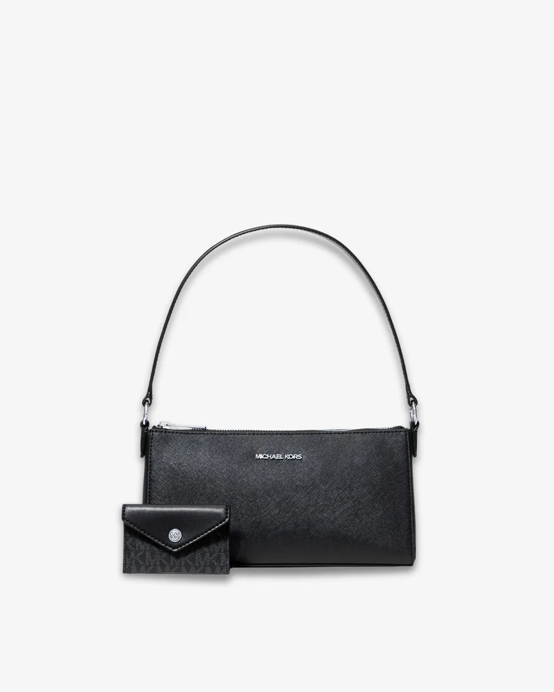 Michael Kors Vincent Schultertasche mit Geldbeutel – Schwarz