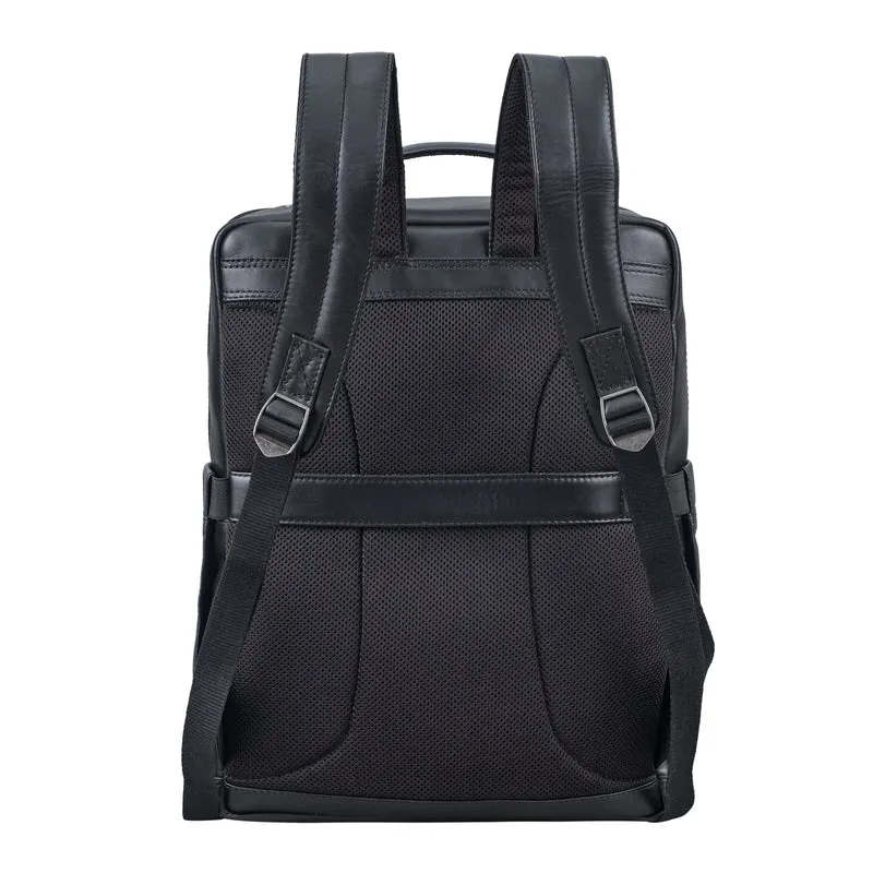 "Aldo" Echt-Leder Rucksack Damen und Herren für Laptop 15 - 16 Zoll