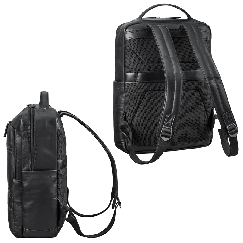 "Torben" 15 - 16 Zoll Laptop-Rucksack Leder Groß für Herren & Damen