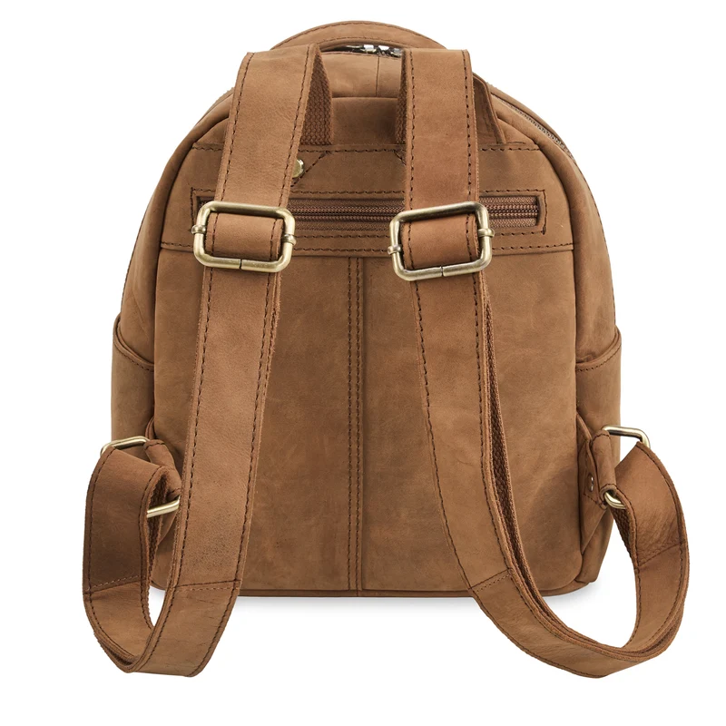 "Sue" Rucksack Damen Leder Elegant Klein Cityrucksack für Ausflüge