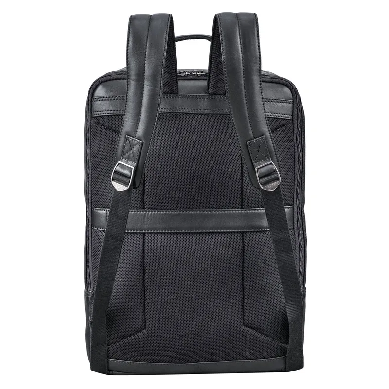 "Jayce" XL Leder Laptop Rucksack 17 Zoll Groß für Herren und Damen