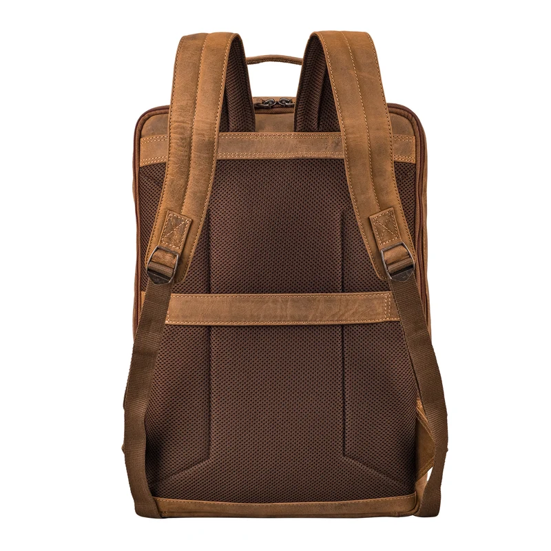 "Jayce" XL Leder Laptop Rucksack 17 Zoll Groß für Herren und Damen
