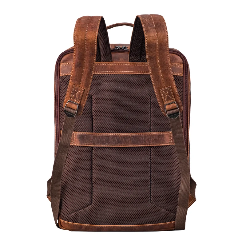 "Jayce" XL Leder Laptop Rucksack 17 Zoll Groß für Herren und Damen