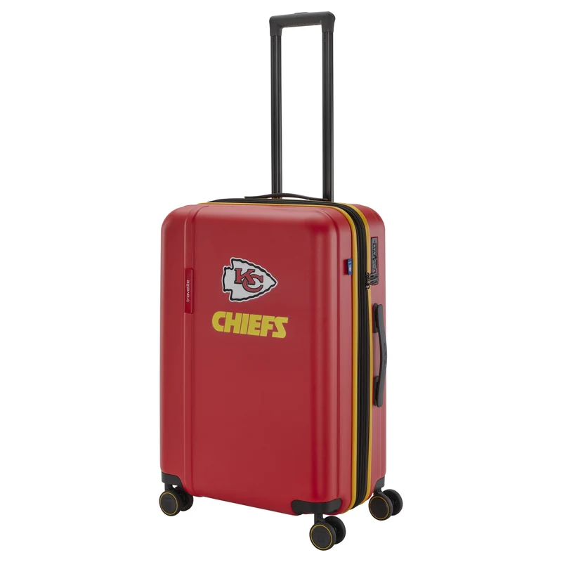Travelite NFL - 4-Rollen-Trolley M 67 cm erw. (Kansas City Chiefs)