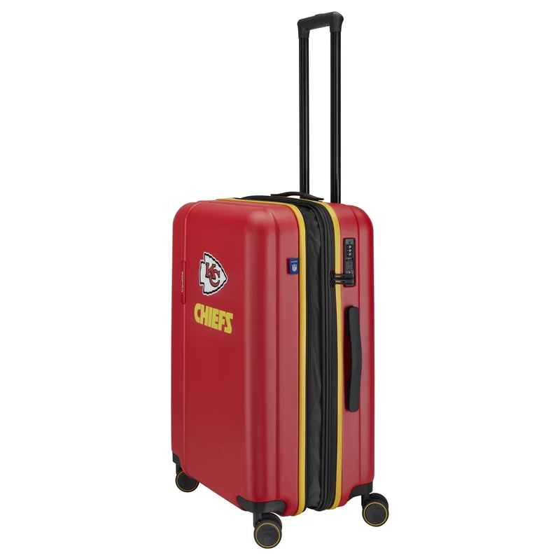 Travelite NFL - 4-Rollen-Trolley M 67 cm erw. (Kansas City Chiefs)