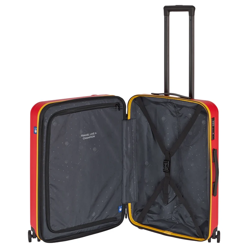 Travelite NFL - 4-Rollen-Trolley M 67 cm erw. (Kansas City Chiefs)