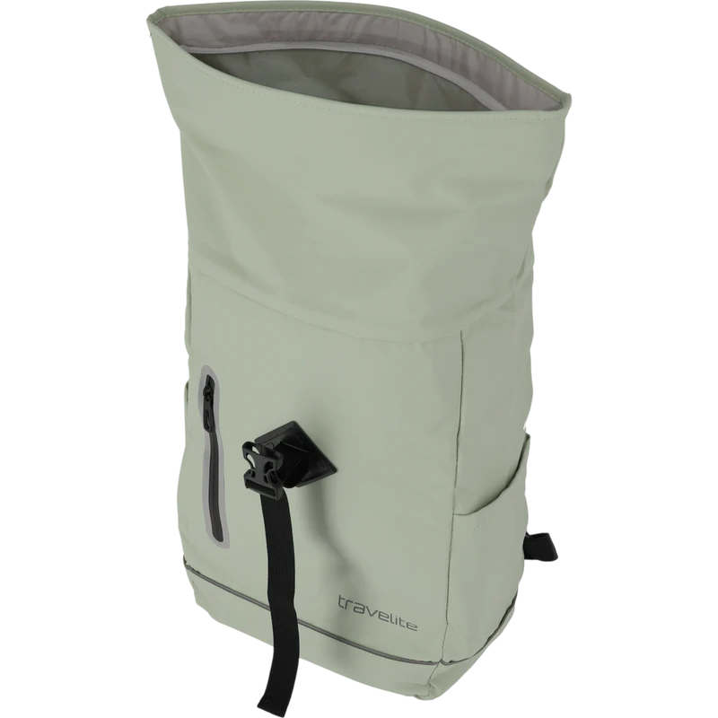 Travelite Basics Rollup Rucksack aus Plane 48 cm -Hellgrün