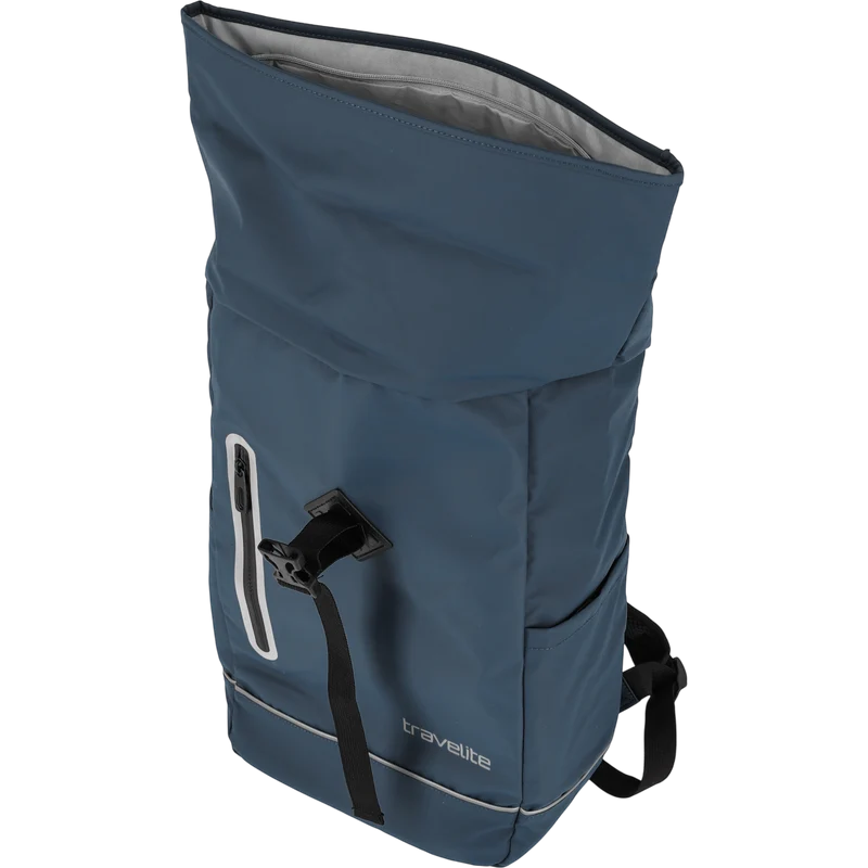 Travelite Basics Rollup Rucksack aus Plane 48 cm -Marine