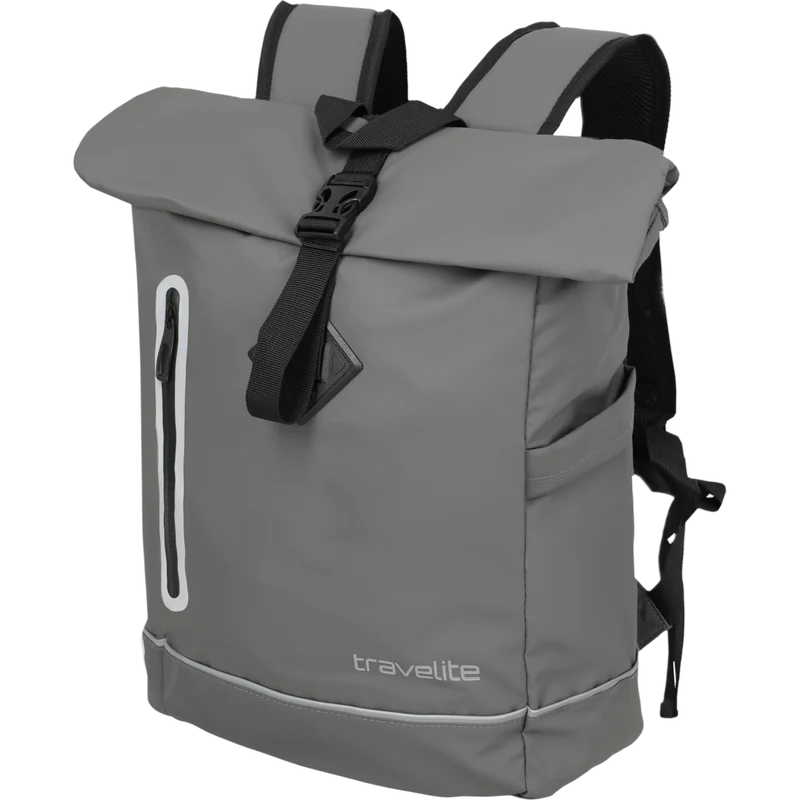 Travelite Basics Rollup Rucksack aus Plane 48 cm -Anthrazit