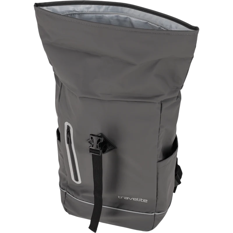 Travelite Basics Rollup Rucksack aus Plane 48 cm -Anthrazit