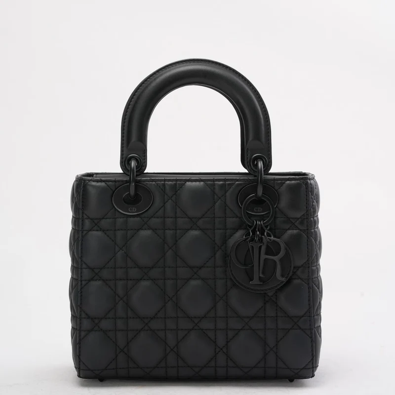 Christian Dior Black Cannage Small Lady Dior 2020