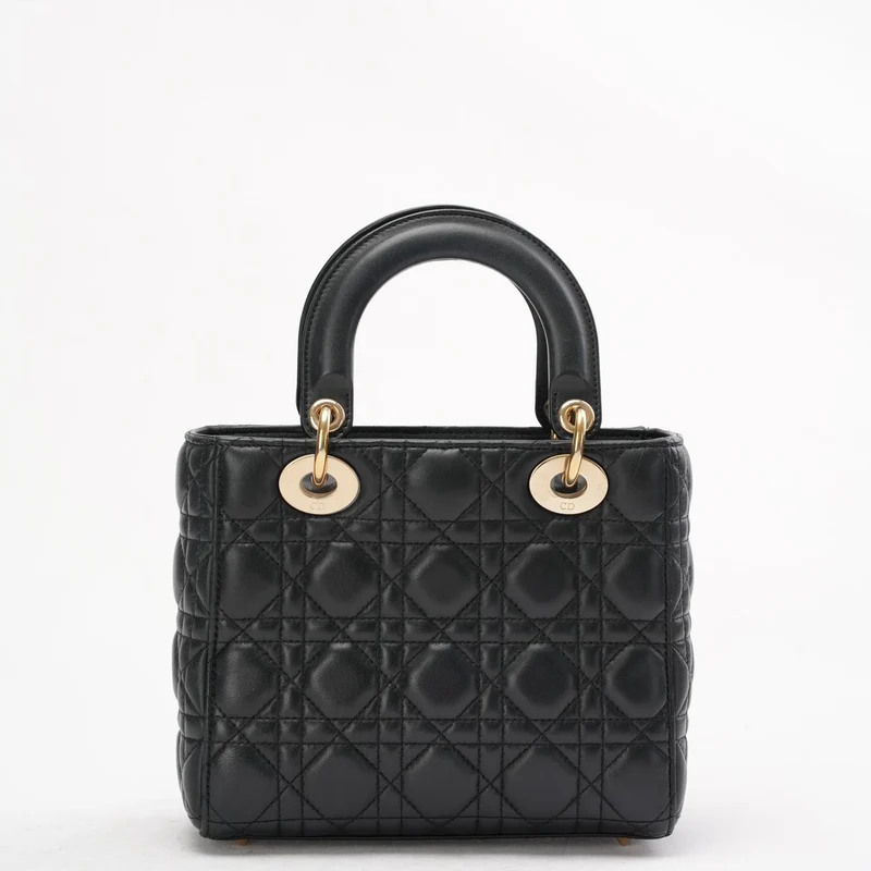 Dior Lady Dior Kleine Tasche Schwarz Cannage 2019