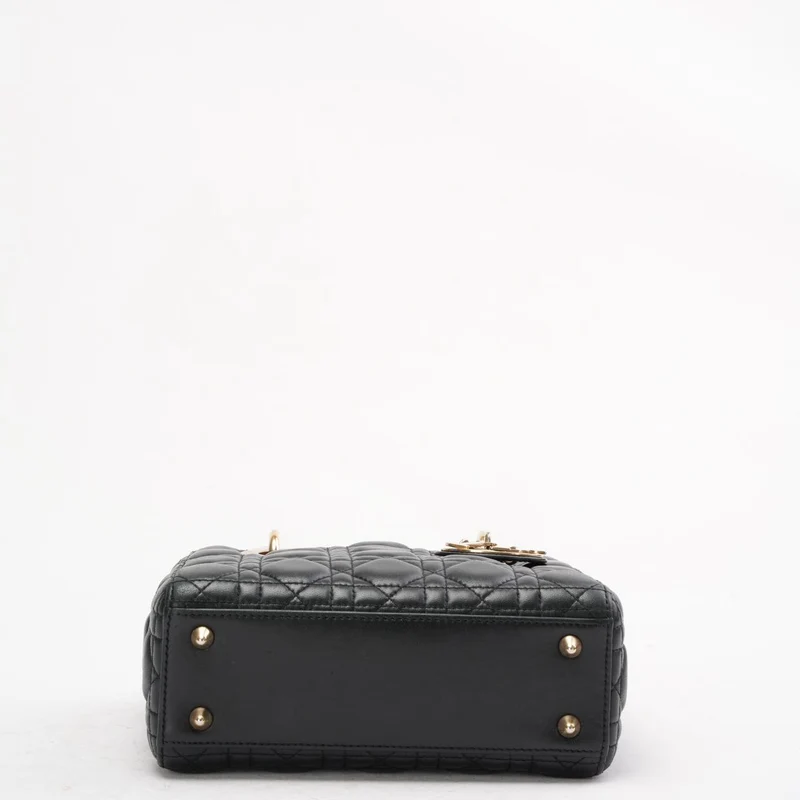 Dior Lady Dior Kleine Tasche Schwarz Cannage 2019