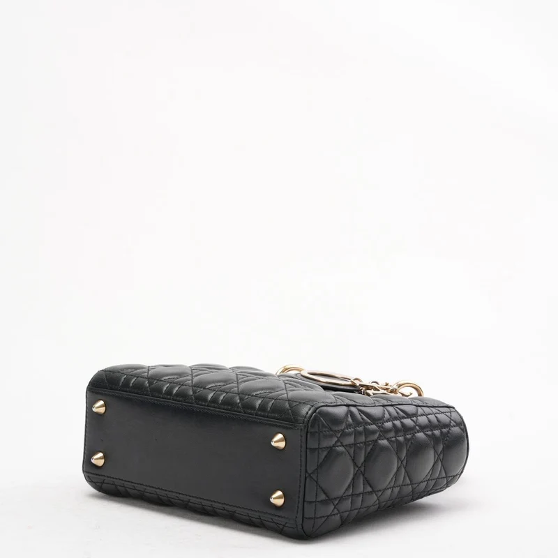 Dior Lady Dior Kleine Tasche Schwarz Cannage 2019