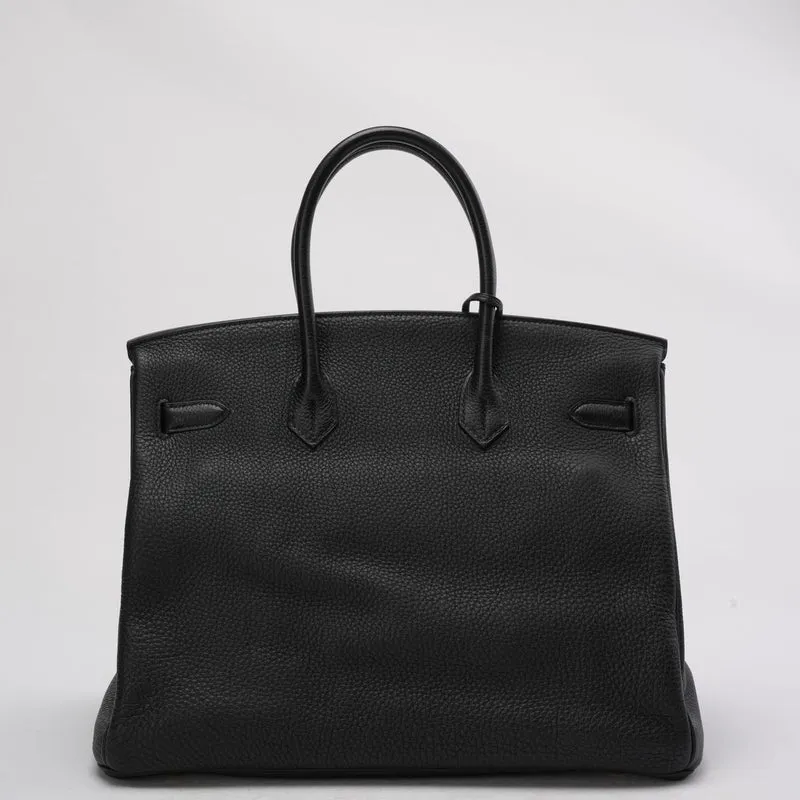 Hermes Black Birkin 35 Togo Leder 2014