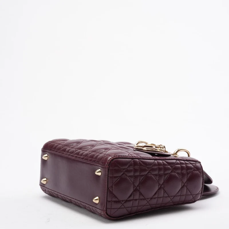 Dior Kleine Lady Dior My ABCDior Tasche in Burgunderrot 2018