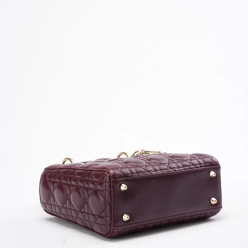 Dior Kleine Lady Dior My ABCDior Tasche in Burgunderrot 2018