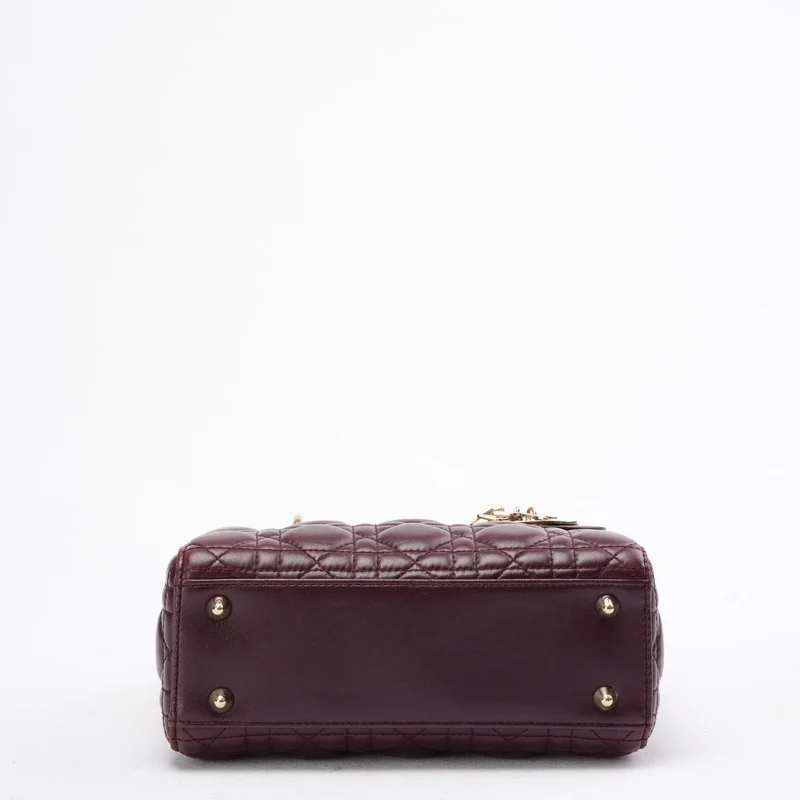 Dior Kleine Lady Dior My ABCDior Tasche in Burgunderrot 2018