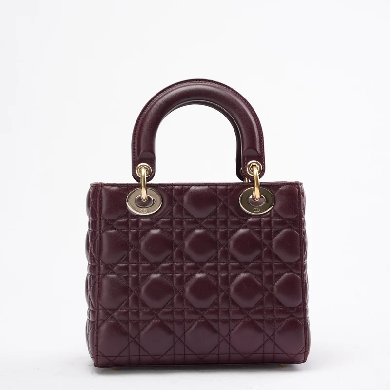 Dior Kleine Lady Dior My ABCDior Tasche in Burgunderrot 2018