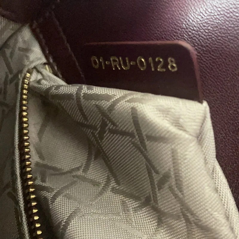 Dior Kleine Lady Dior My ABCDior Tasche in Burgunderrot 2018