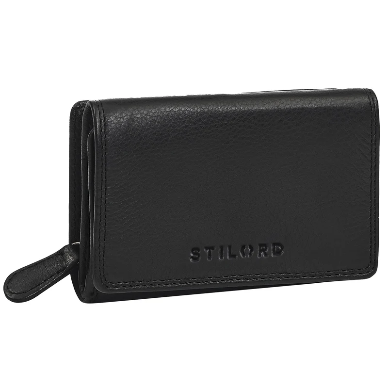 "Bloom" Kleine Geldbörse Damen Leder mit RFID-Schutz & Geschenkbox