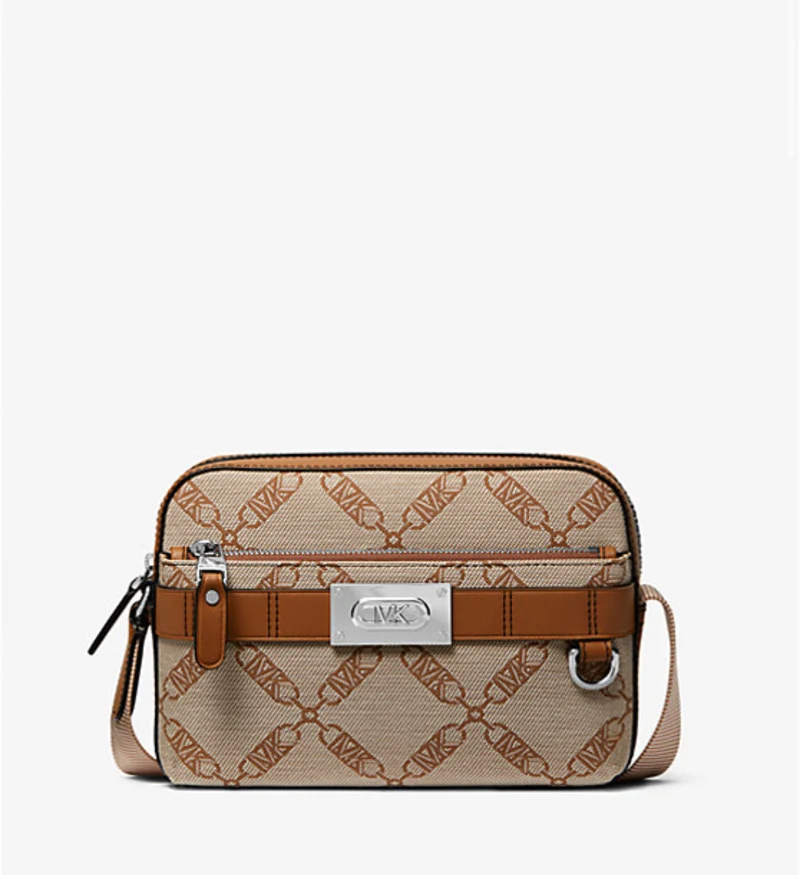 Michael Kors Hudson Logo Jacquard Crossbody