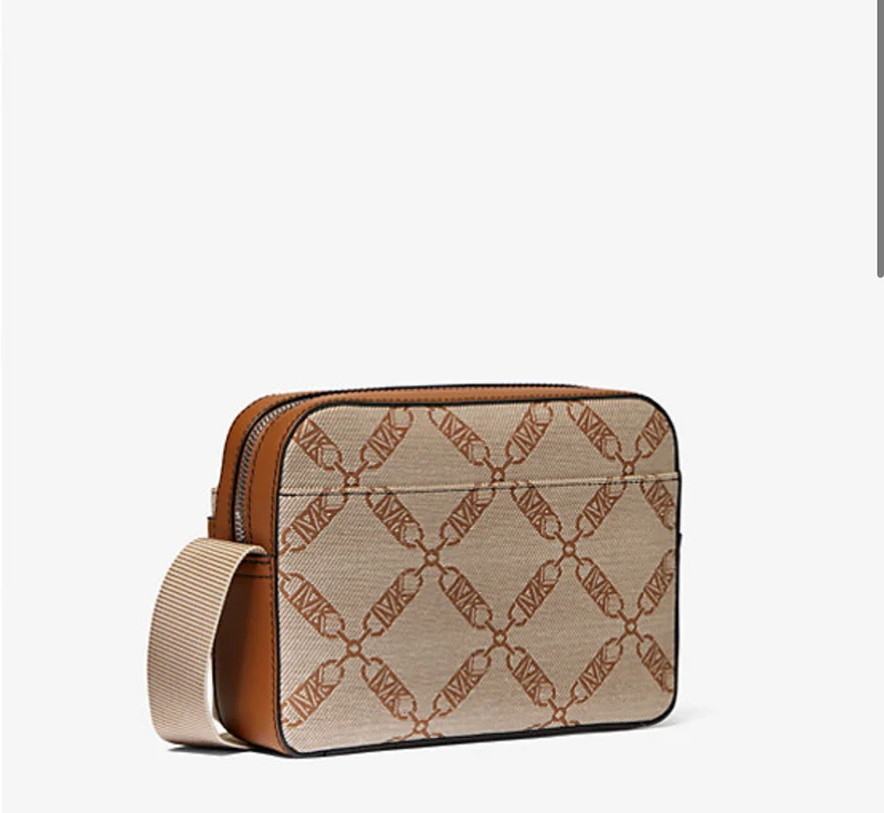 Michael Kors Hudson Logo Jacquard Crossbody