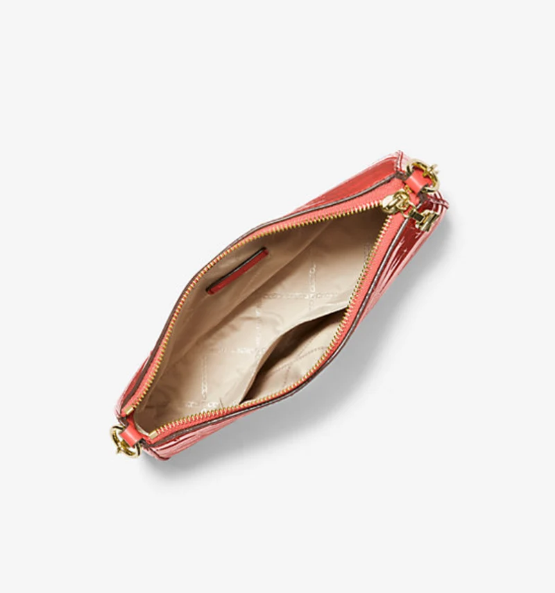 Michael Kors Empire Shoulder Bag Spiced Coral Krokodilprägung