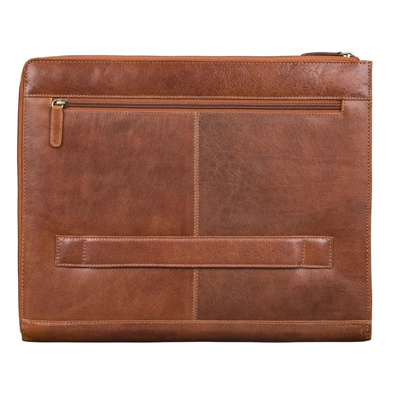 "Stefano" Dokumentenmappe A4 Leder Laptop 14 - 15 Zoll Damen Herren
