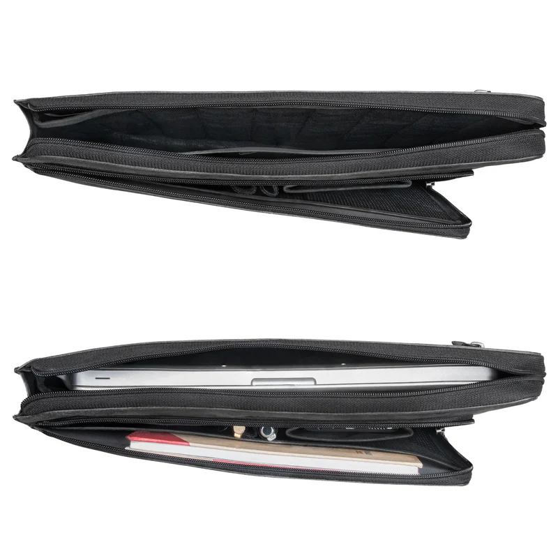 "Stefano" Dokumentenmappe A4 Leder Laptop 14 - 15 Zoll Damen Herren