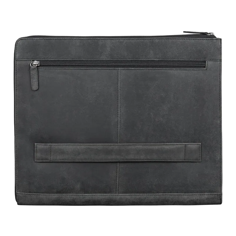 "Stefano" Dokumentenmappe A4 Leder Laptop 14 - 15 Zoll Damen Herren