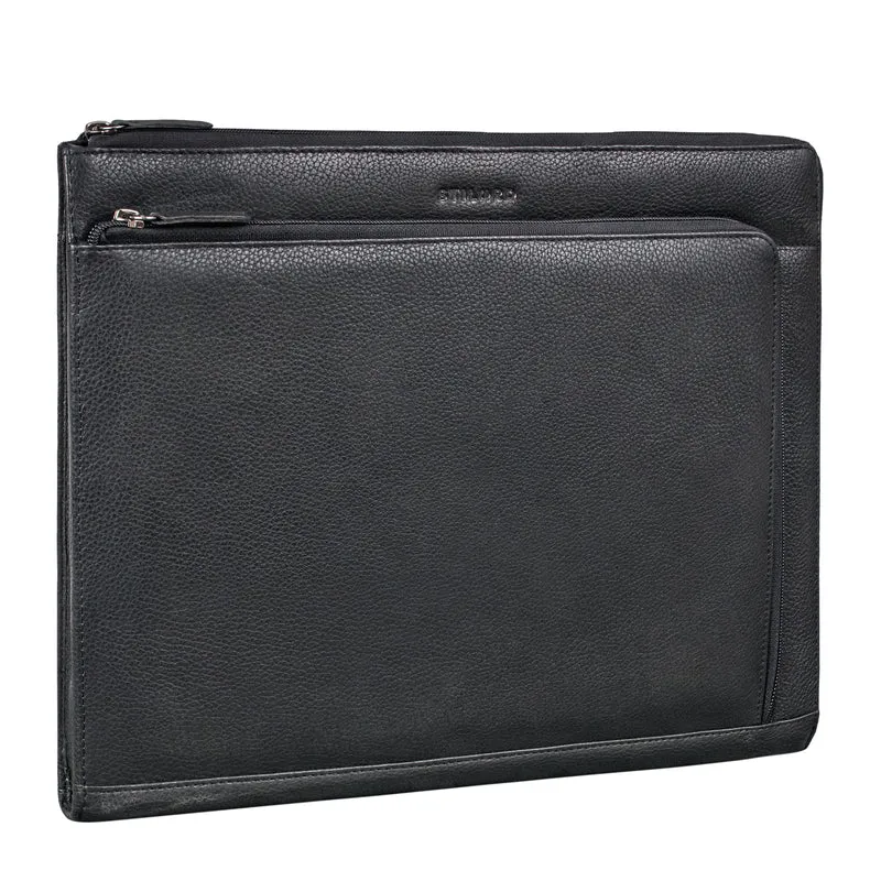 "Stefano" Dokumentenmappe A4 Leder Laptop 14 - 15 Zoll Damen Herren