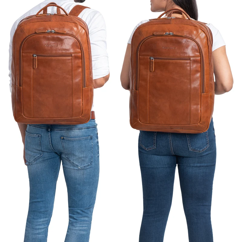 B-WARE "Erikson" Rucksack Leder XL