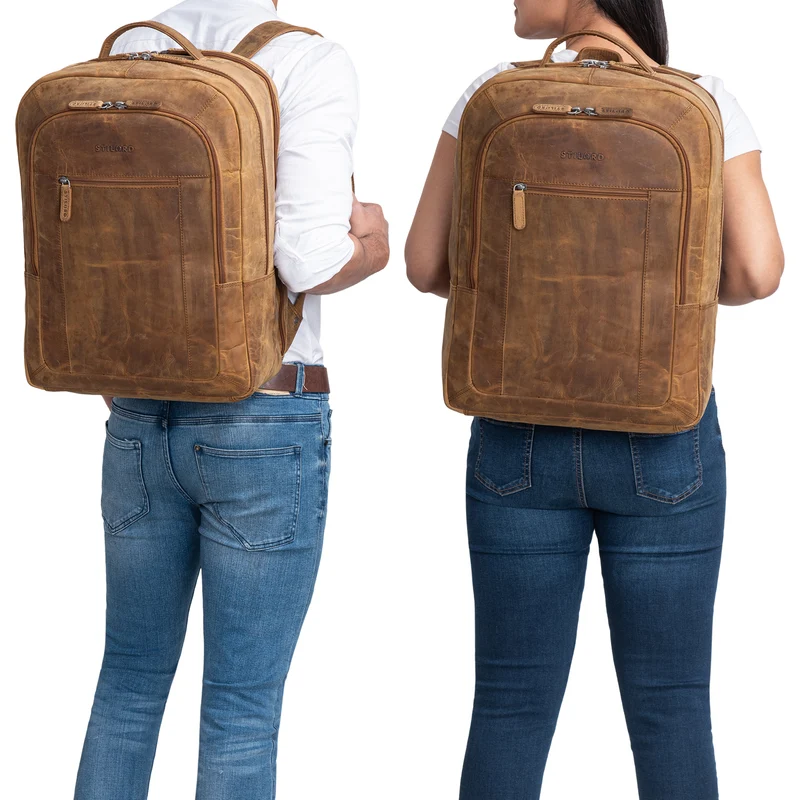 B-WARE "Erikson" Rucksack Leder XL