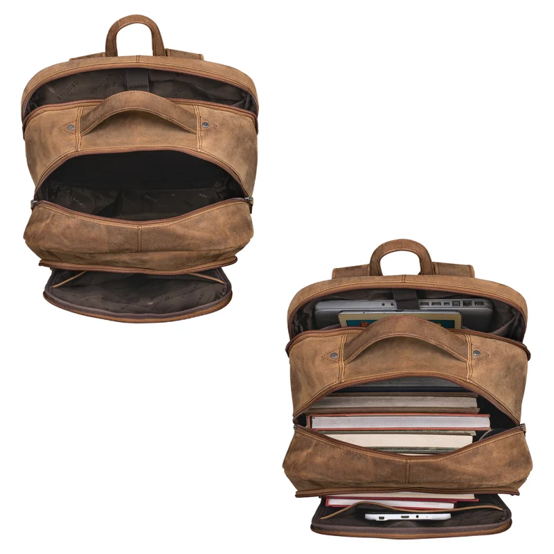 B-WARE "Erikson" Rucksack Leder XL
