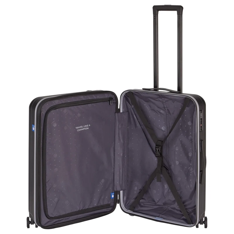 Travelite NFL - 4-Rollen-Trolley M 67 cm erw. (Las Vegas Raiders)