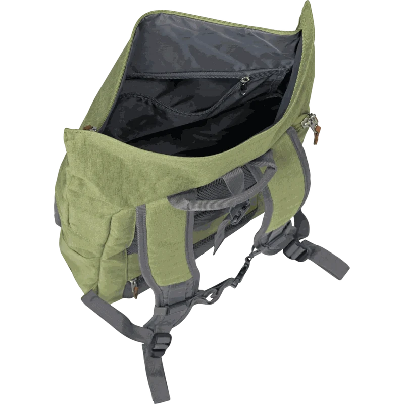 Travelite Basics Rolltop-Rucksack 60 cm -Grün/Grau