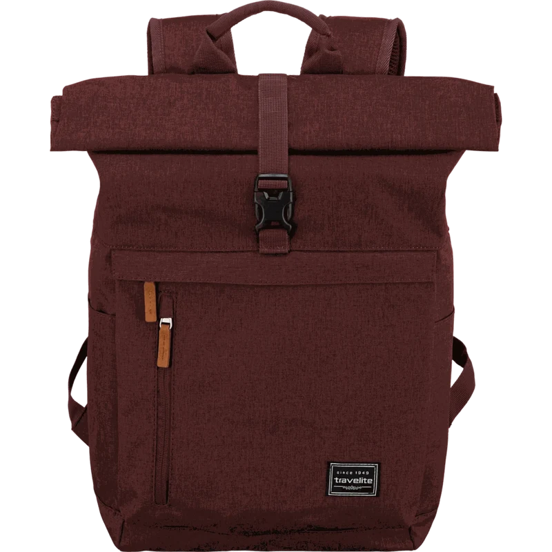 Travelite Basics Rolltop-Rucksack 60 cm -Bordeaux