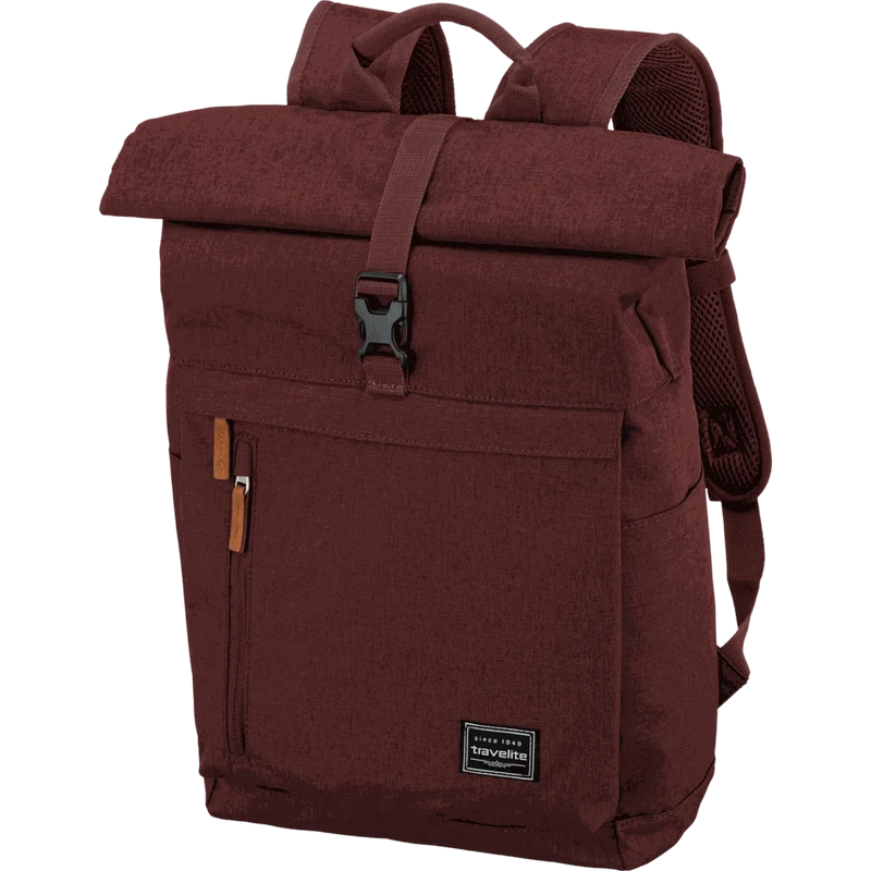 Travelite Basics Rolltop-Rucksack 60 cm -Bordeaux