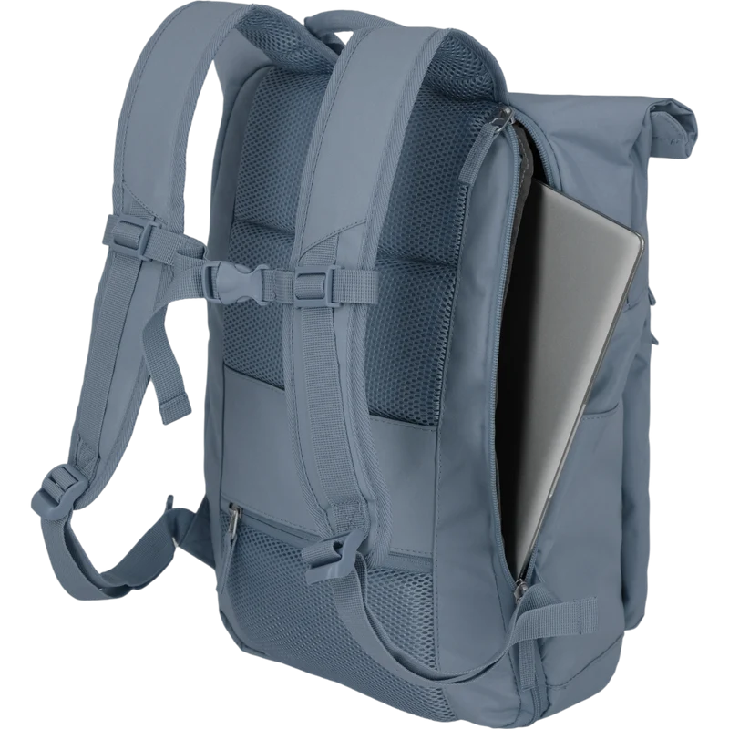 Travelite Basics Rolltop-Rucksack 60 cm -Rauchblau
