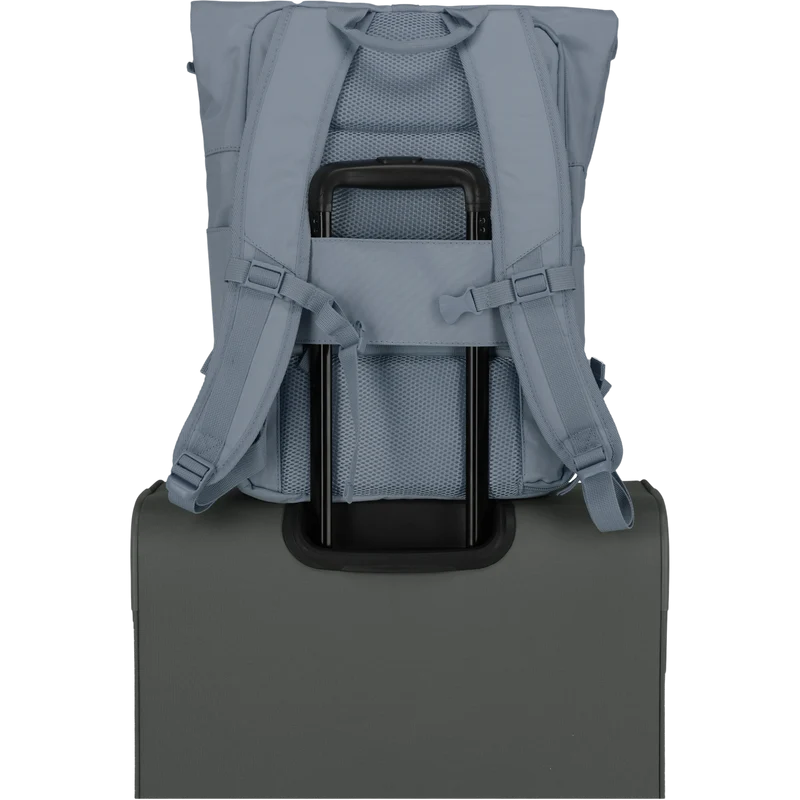 Travelite Basics Rolltop-Rucksack 60 cm -Rauchblau
