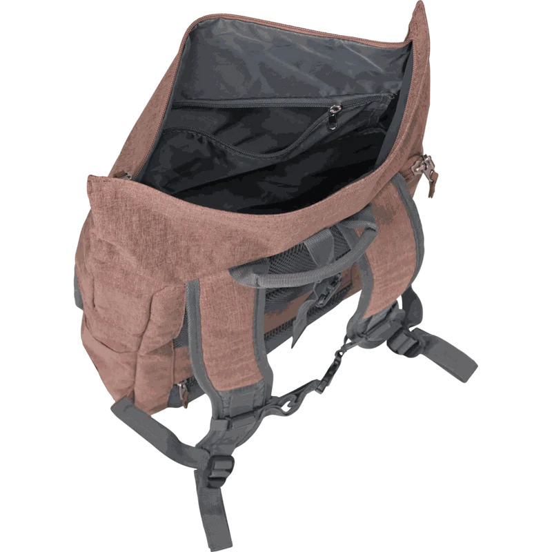 Travelite Basics Rolltop-Rucksack 60 cm -Rosa/Grau