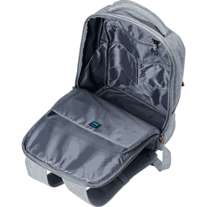 Travelite Basics Safety Laptop Rucksack 46 cm -Hellgrau